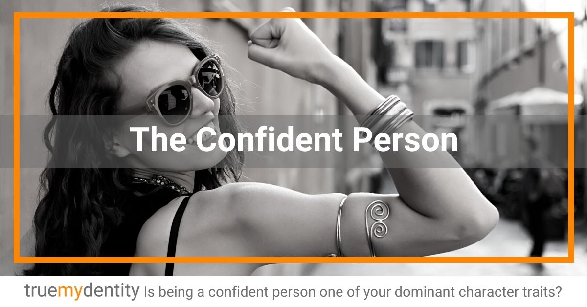 self confident person
