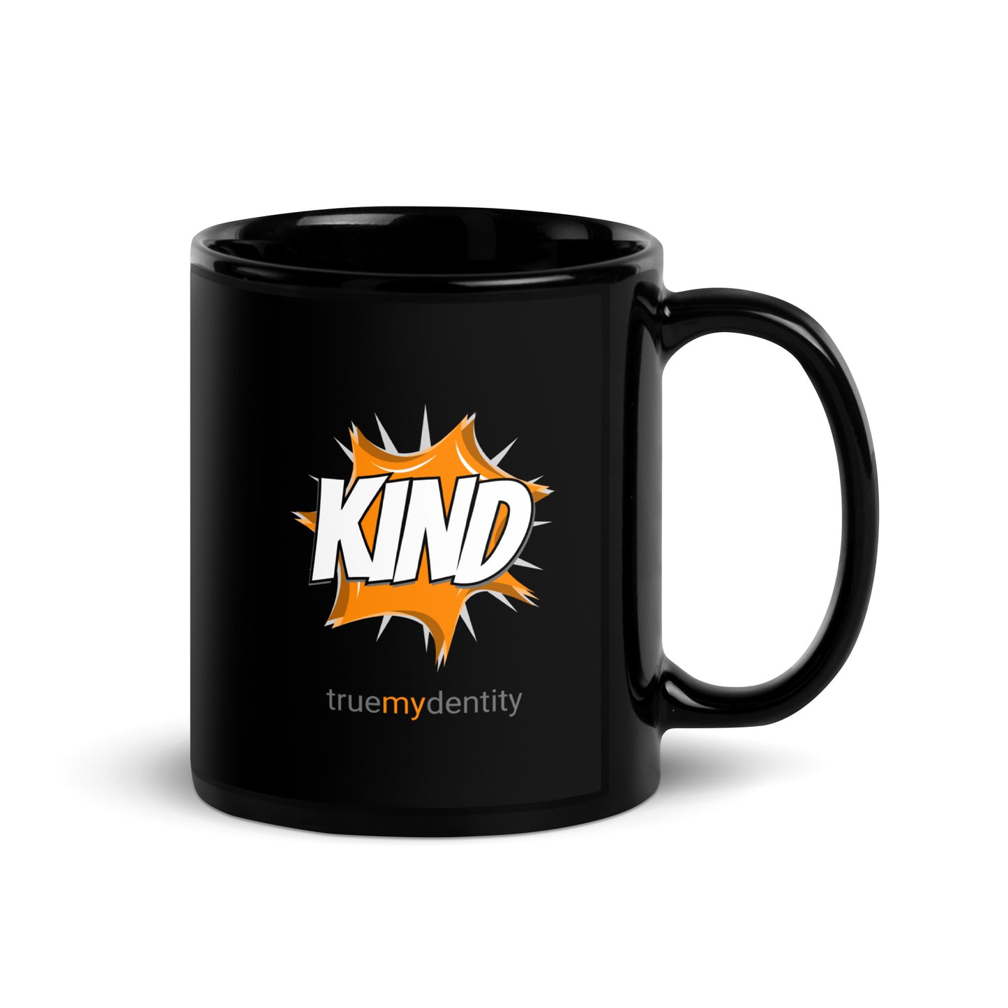 KIND Black Coffee Mug Action 11 oz or 15 oz
