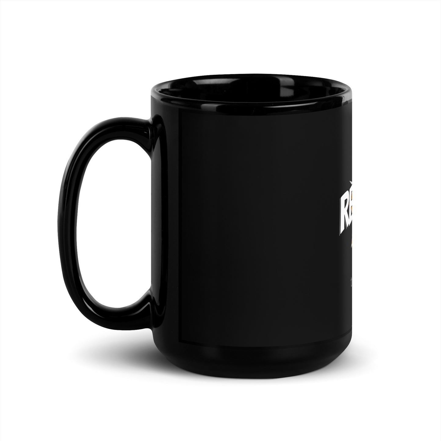 RESERVED Black Coffee Mug Action 11 oz or 15 oz
