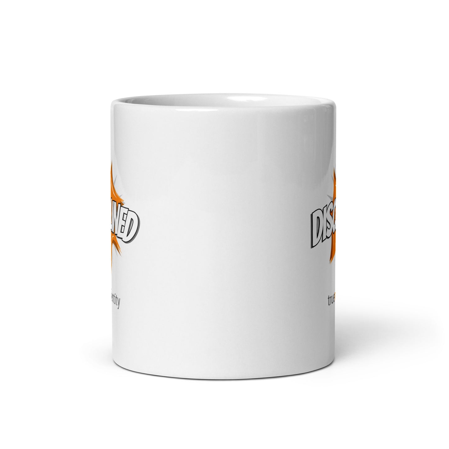 DISCIPLINED White Coffee Mug Action 11 oz or 15 oz