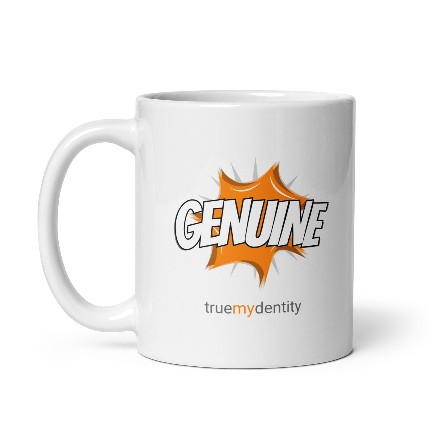 GENUINE White Coffee Mug Action 11 oz or 15 oz