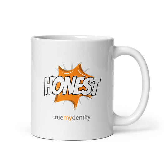 HONEST White Coffee Mug Action 11 oz or 15 oz