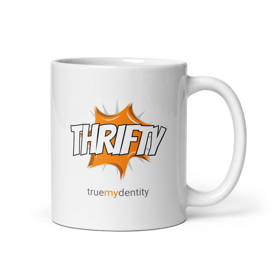 THRIFTY White Coffee Mug Action 11 oz or 15 oz