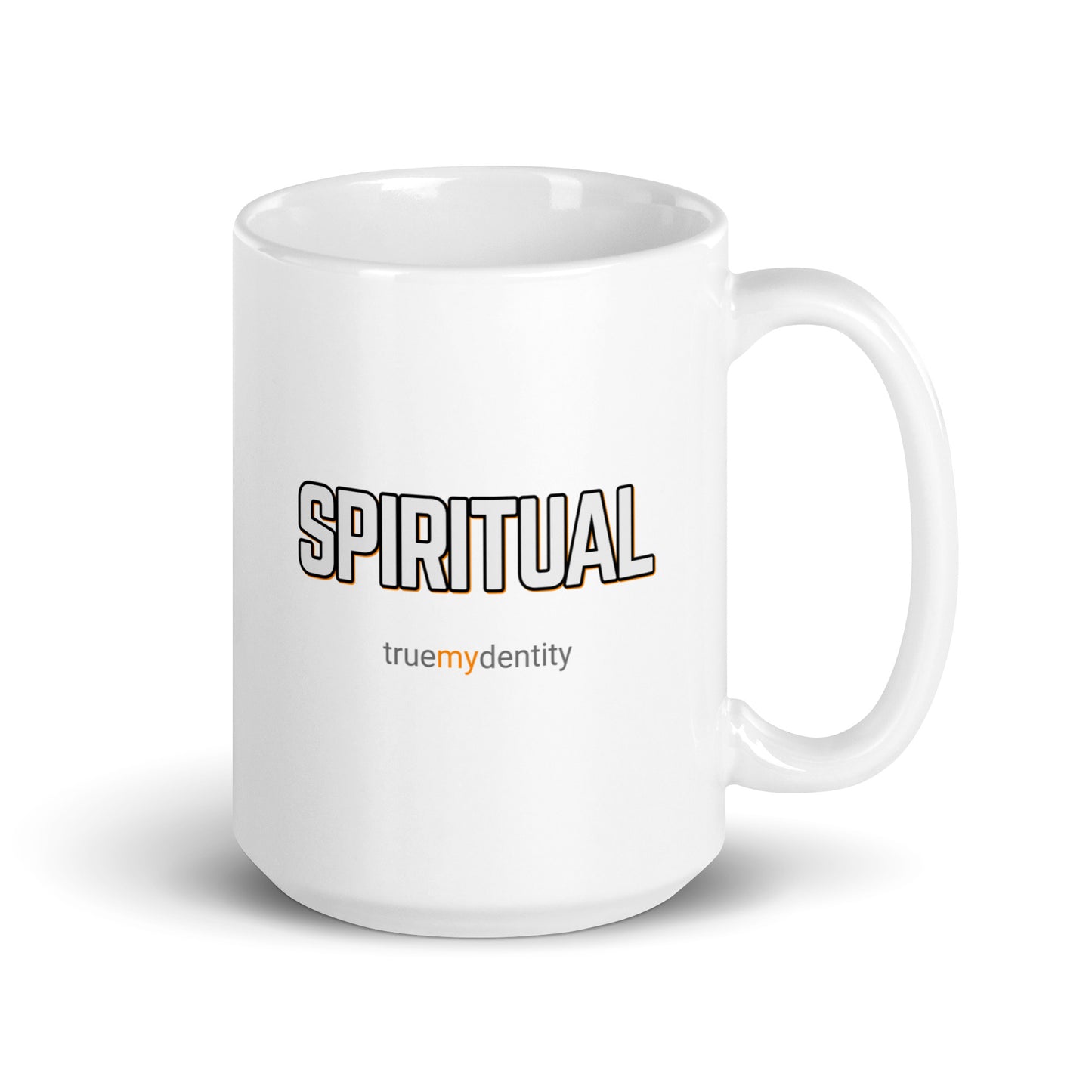 SPIRITUAL White Coffee Mug Bold 11 oz or 15 oz