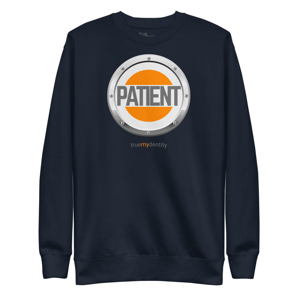 PATIENT Sweatshirt Core Design | Unisex