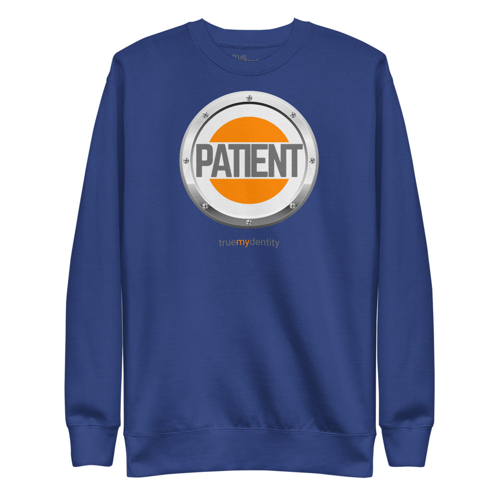 PATIENT Sweatshirt Core Design | Unisex