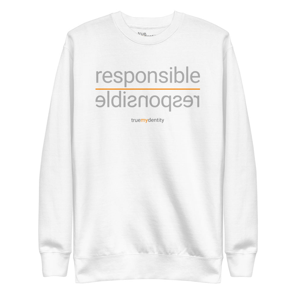 RESPONSIBLE Sweatshirt Reflection Design | Unisex