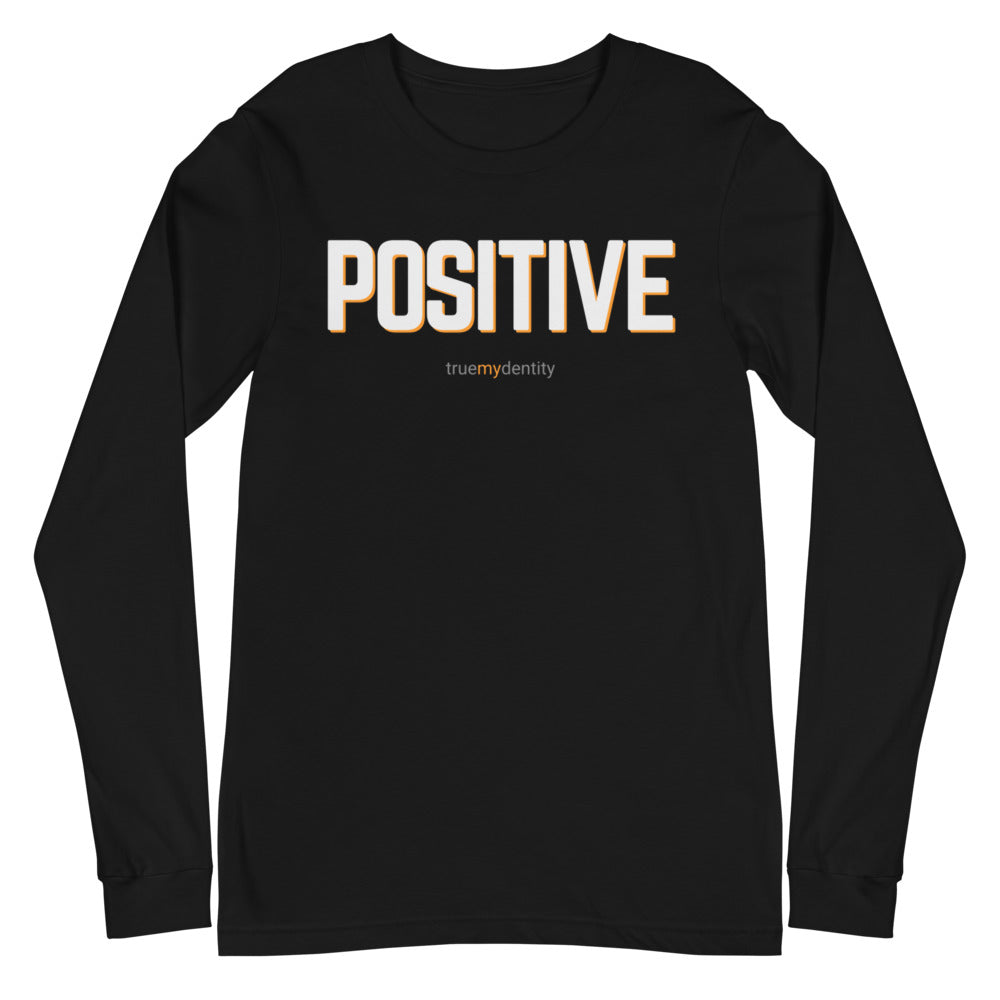 POSITIVE Long Sleeve Shirt Bold Design | Unisex