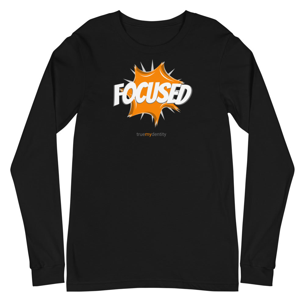 FOCUSED Long Sleeve Shirt Action Design | Unisex