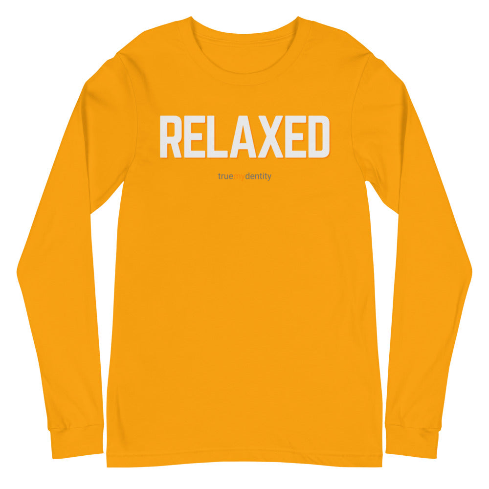 RELAXED Long Sleeve Shirt Bold Design | Unisex