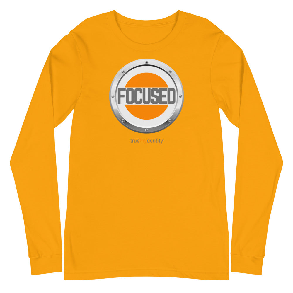 FOCUSED Long Sleeve Shirt Core Design | Unisex