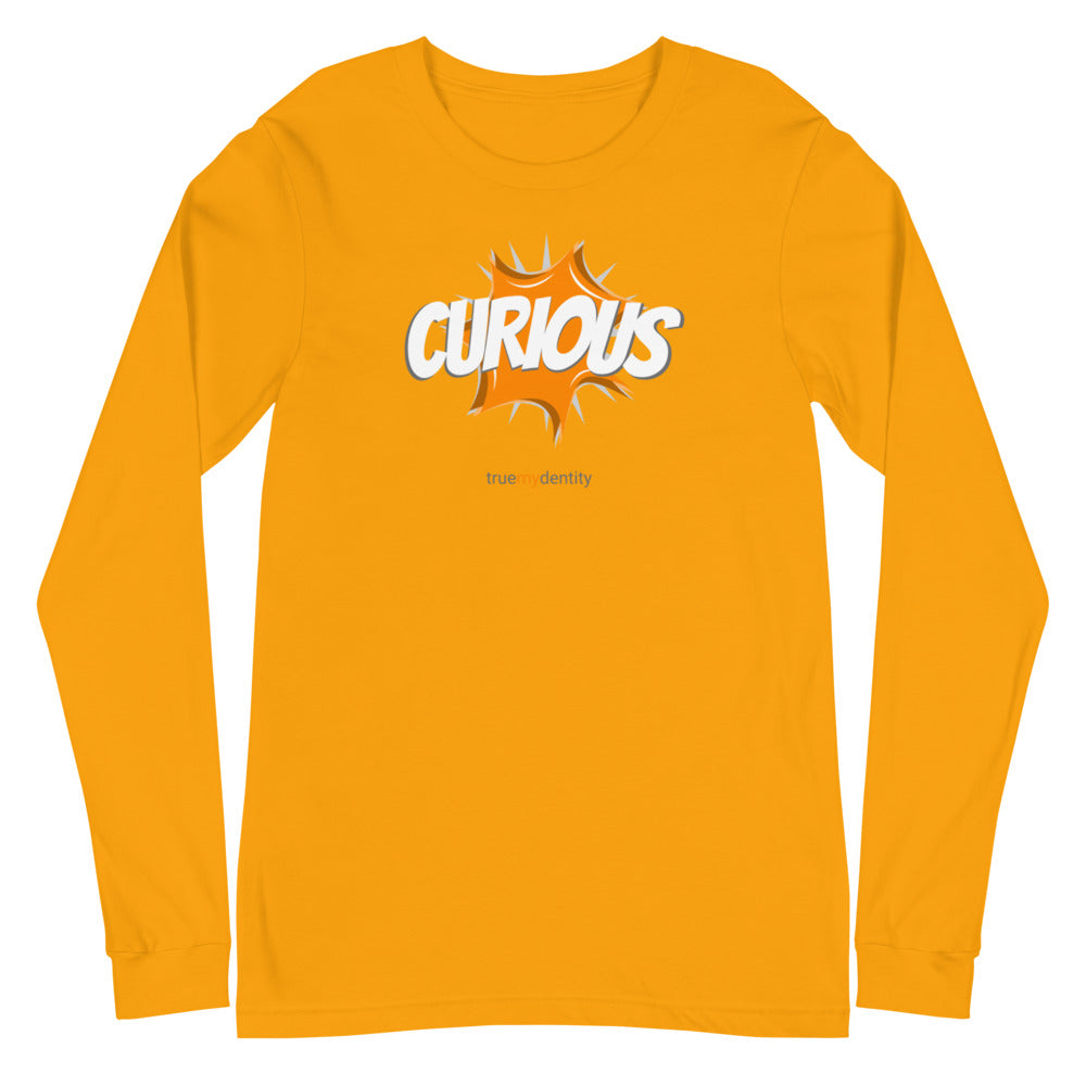 CURIOUS Long Sleeve Shirt Action Design | Unisex