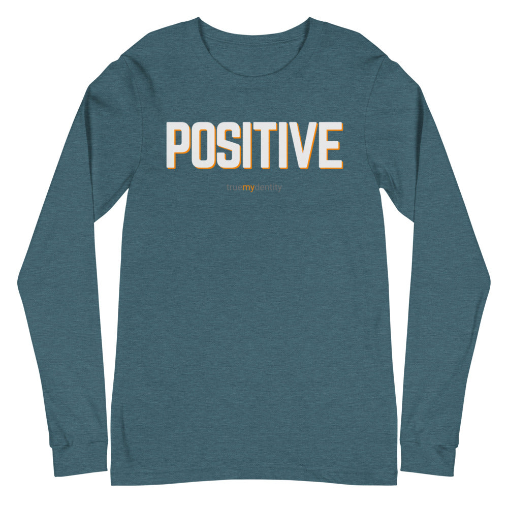 POSITIVE Long Sleeve Shirt Bold Design | Unisex