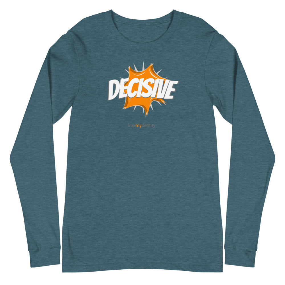 DECISIVE Long Sleeve Shirt Action Design | Unisex