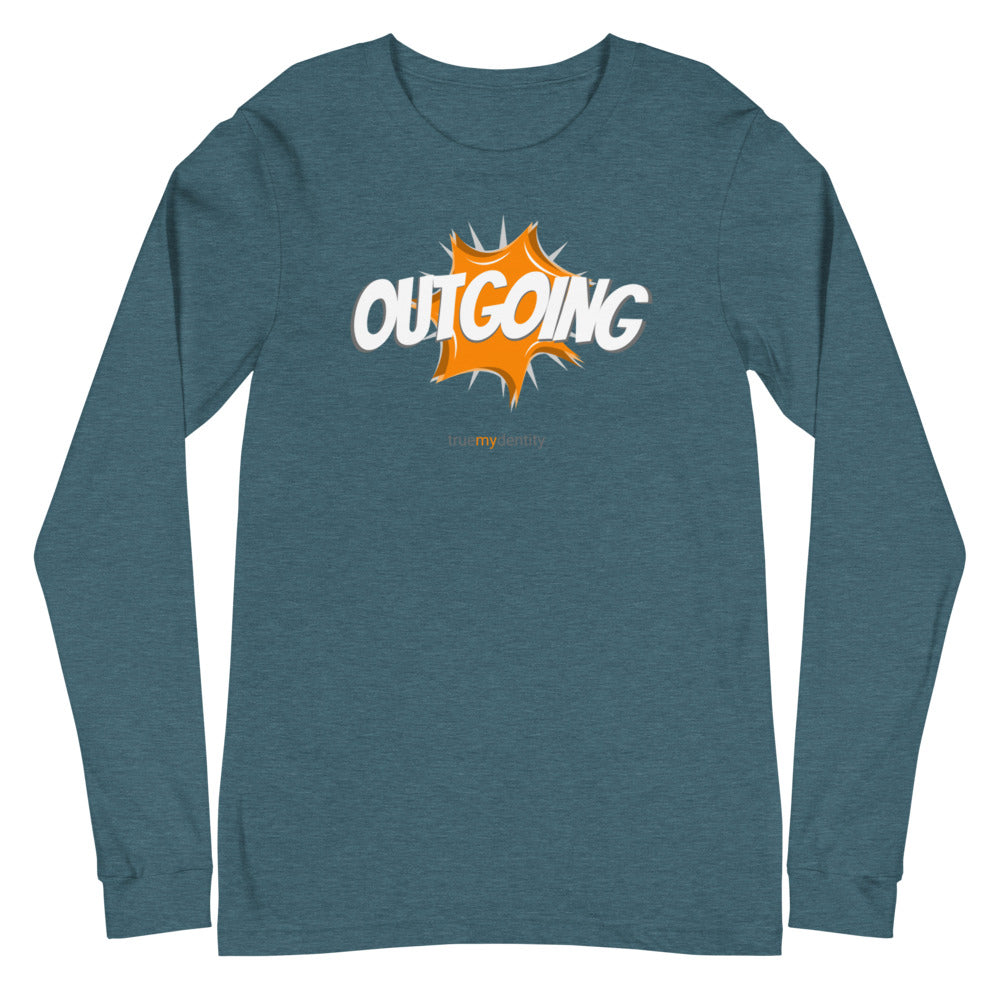 OUTGOING Long Sleeve Shirt Action Design | Unisex