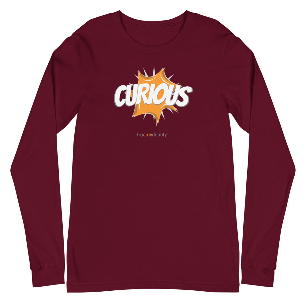 CURIOUS Long Sleeve Shirt Action Design | Unisex