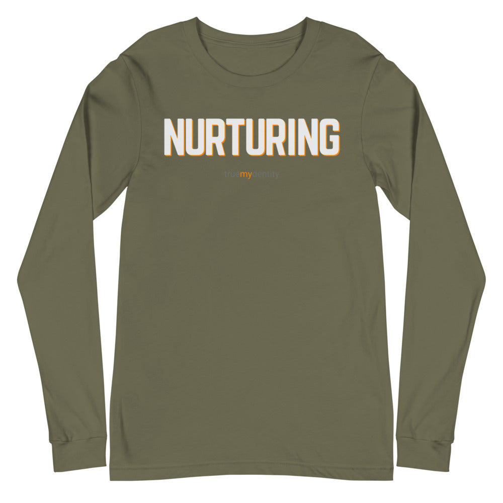 NURTURING Long Sleeve Shirt Bold Design | Unisex