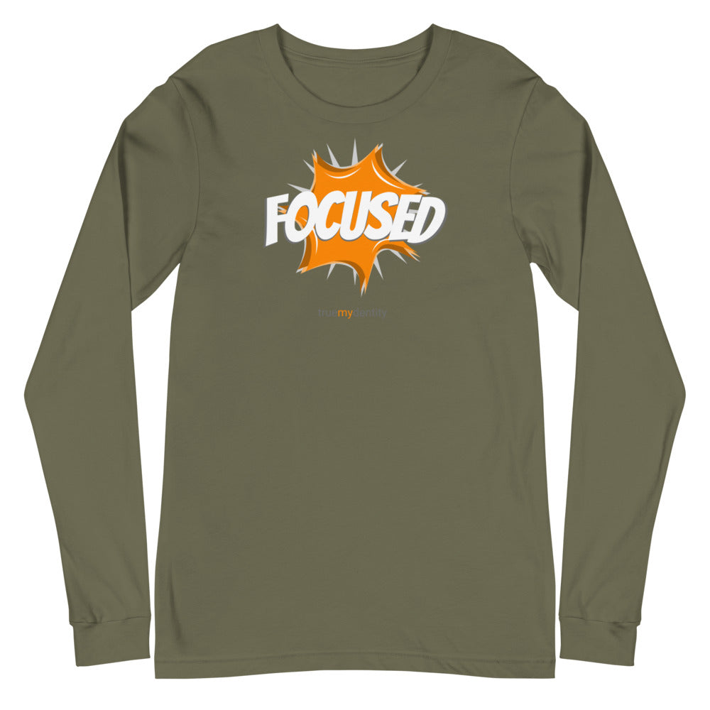 FOCUSED Long Sleeve Shirt Action Design | Unisex