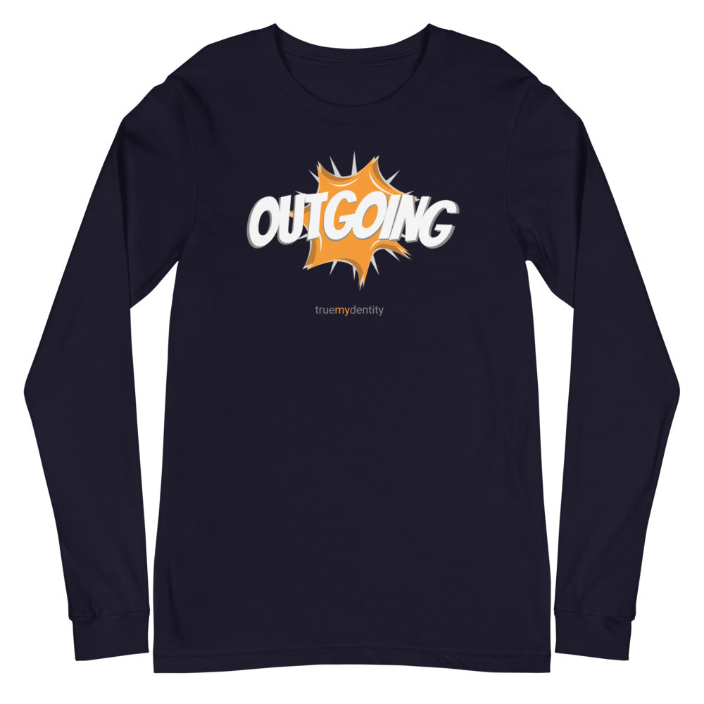 OUTGOING Long Sleeve Shirt Action Design | Unisex