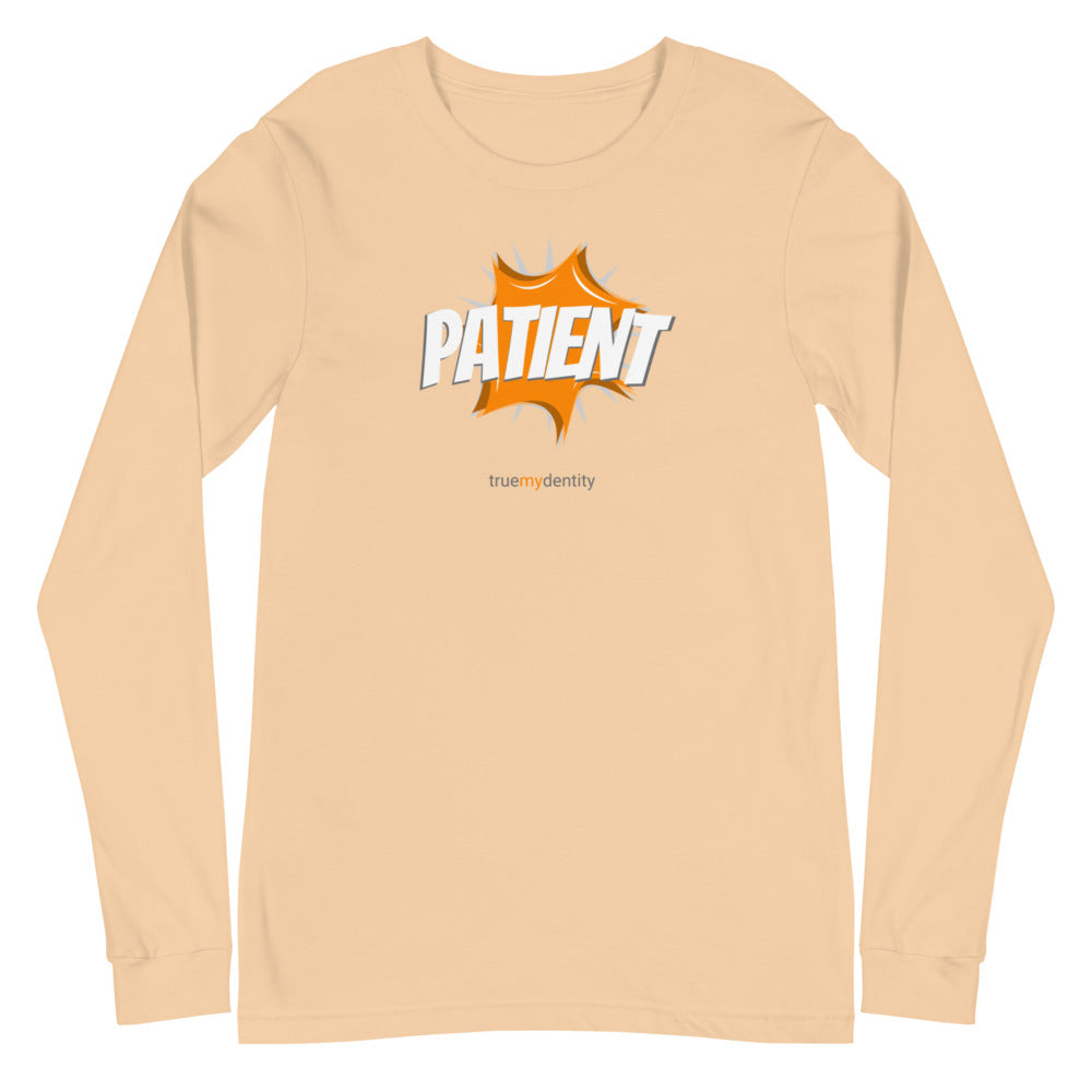 PATIENT Long Sleeve Shirt Action Design | Unisex