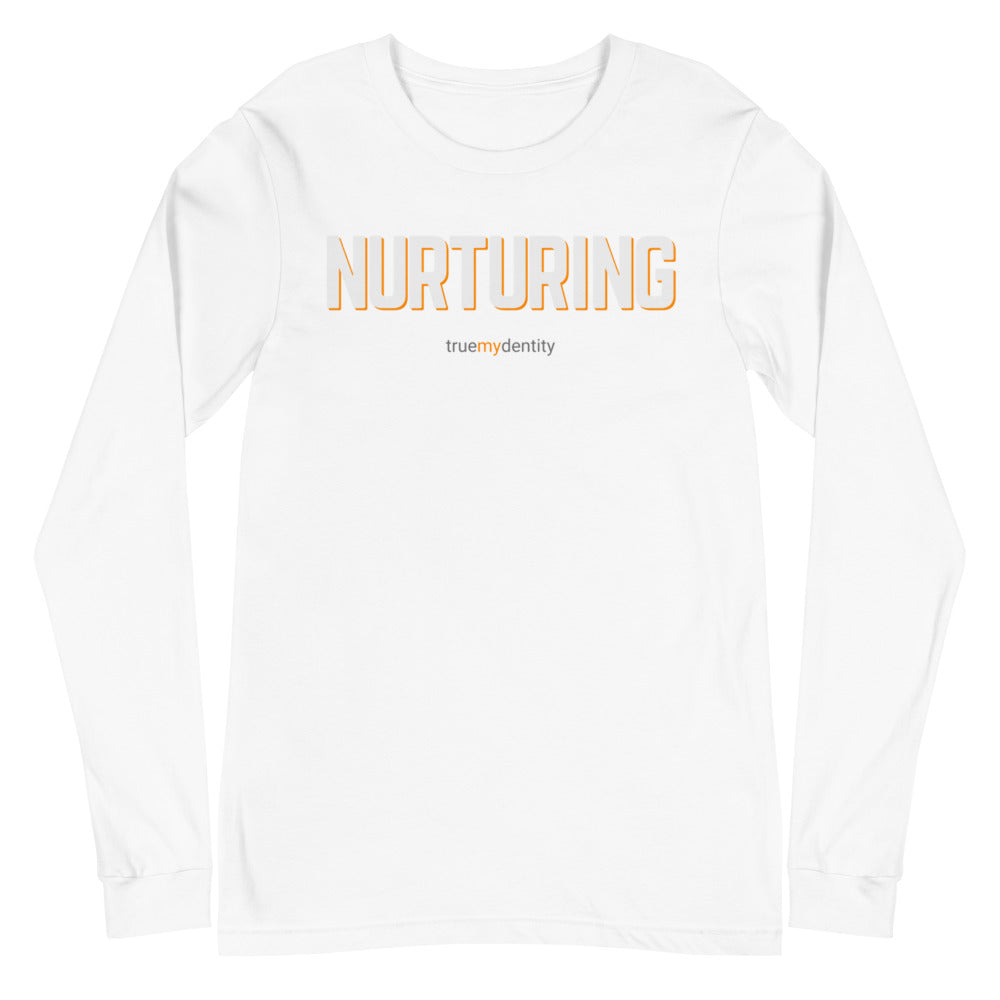 NURTURING Long Sleeve Shirt Bold Design | Unisex