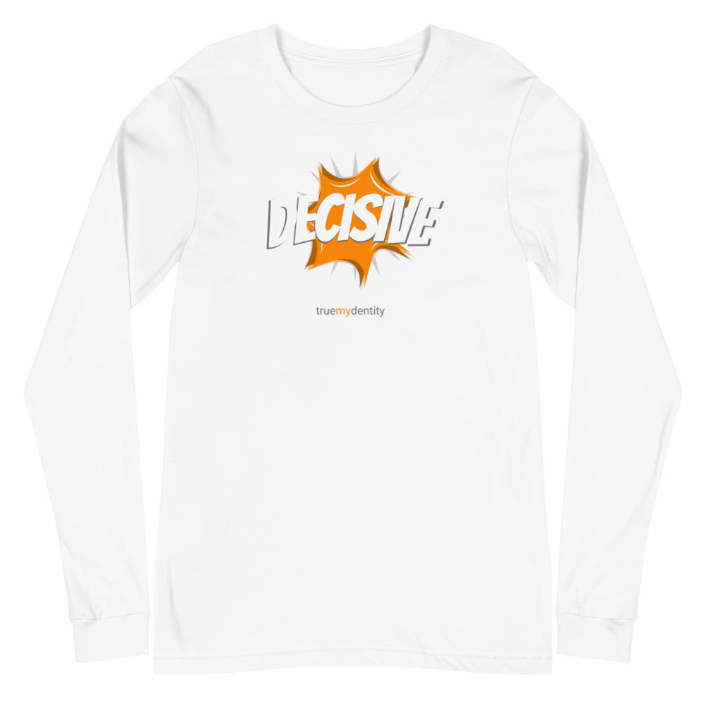 DECISIVE Long Sleeve Shirt Action Design | Unisex