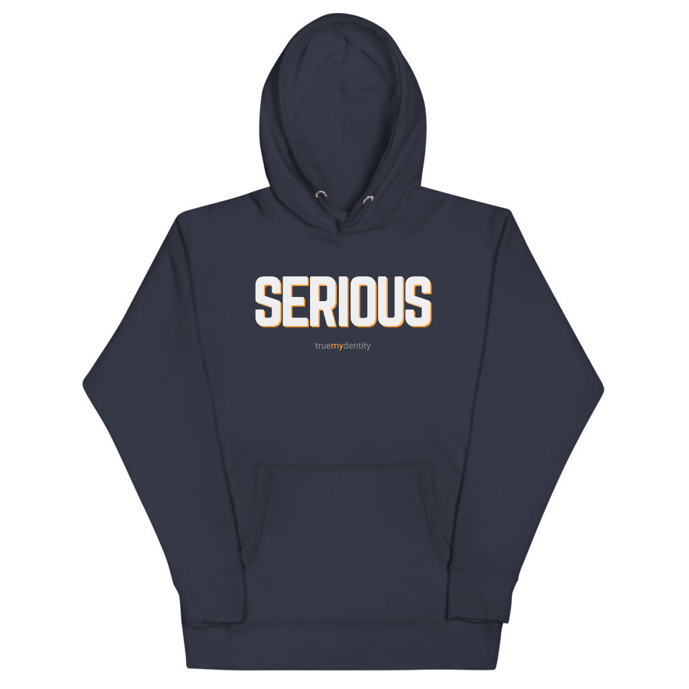 SERIOUS Hoodie Bold Design | Unisex