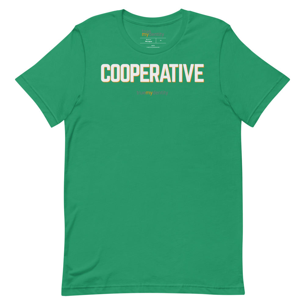 COOPERATIVE T Shirt Bold Design Your Bold Cooperative Character